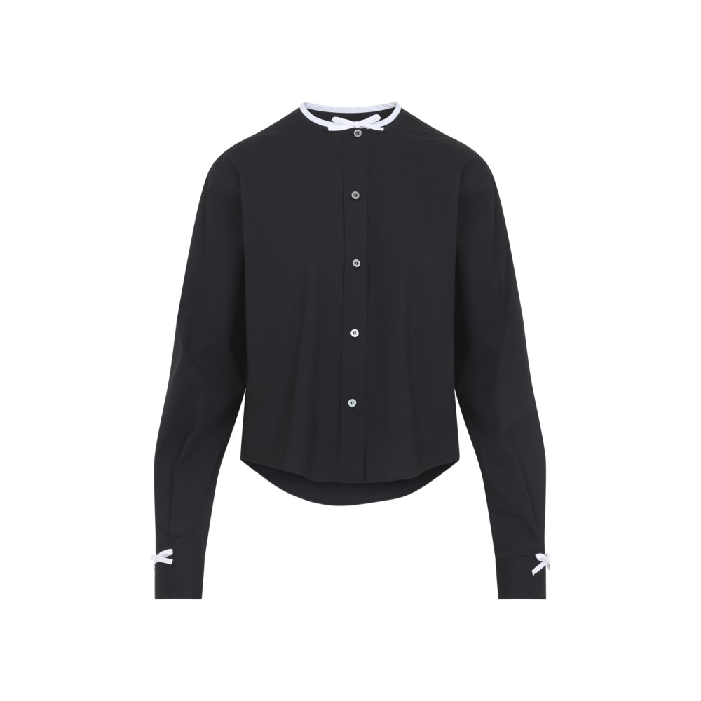 Black Crew Neck Jacket