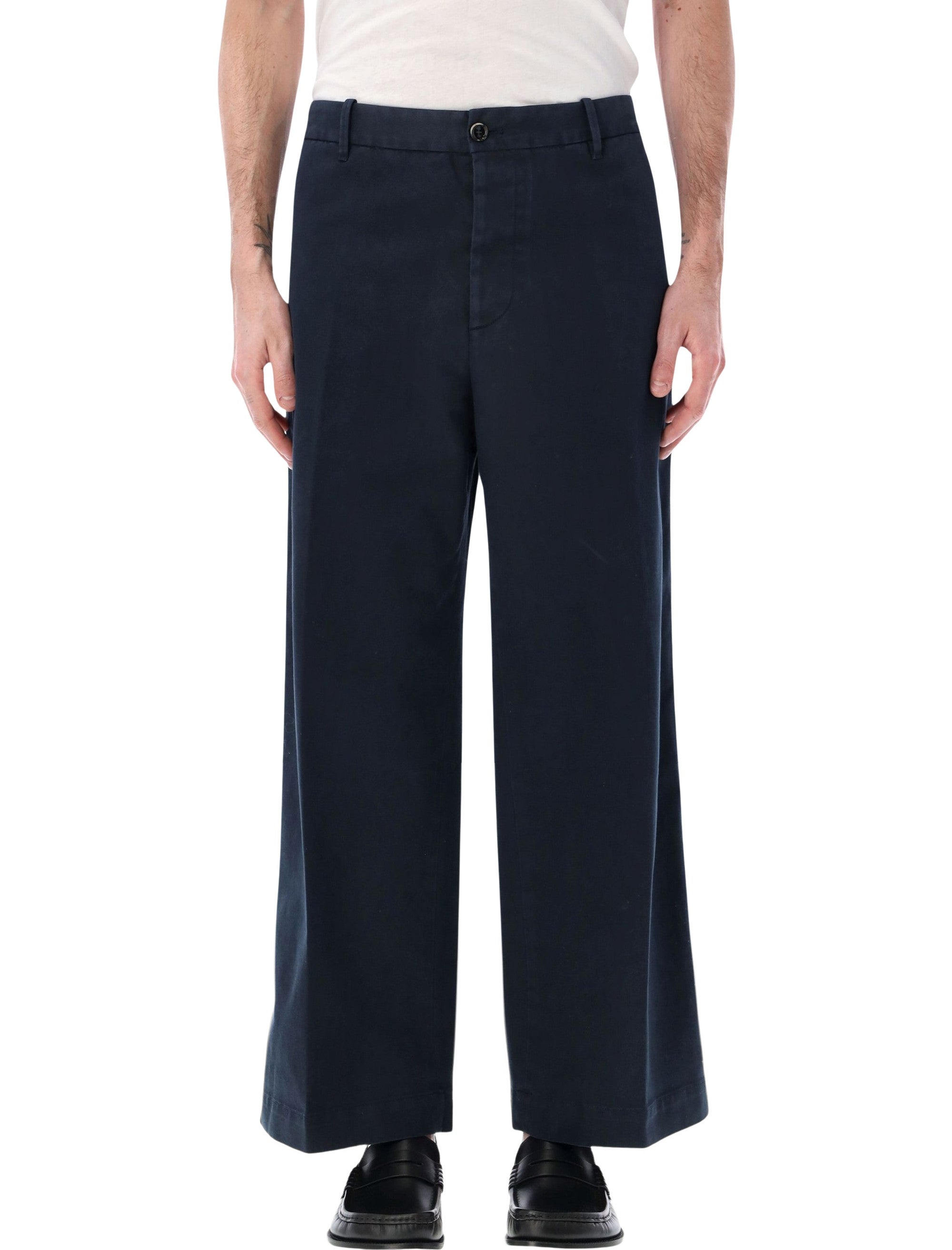 Fluid Leg Chino Trousers - Size 48