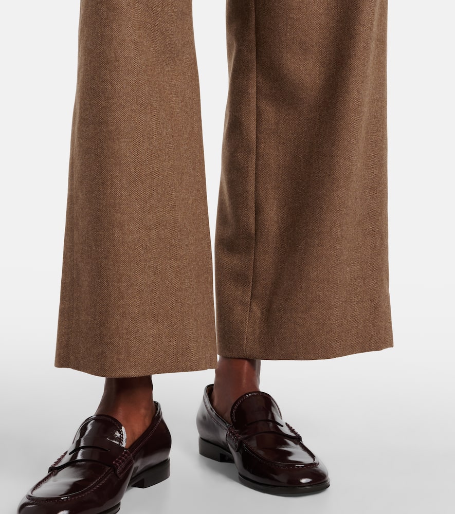 Livio wool and cashmere wide-leg pants