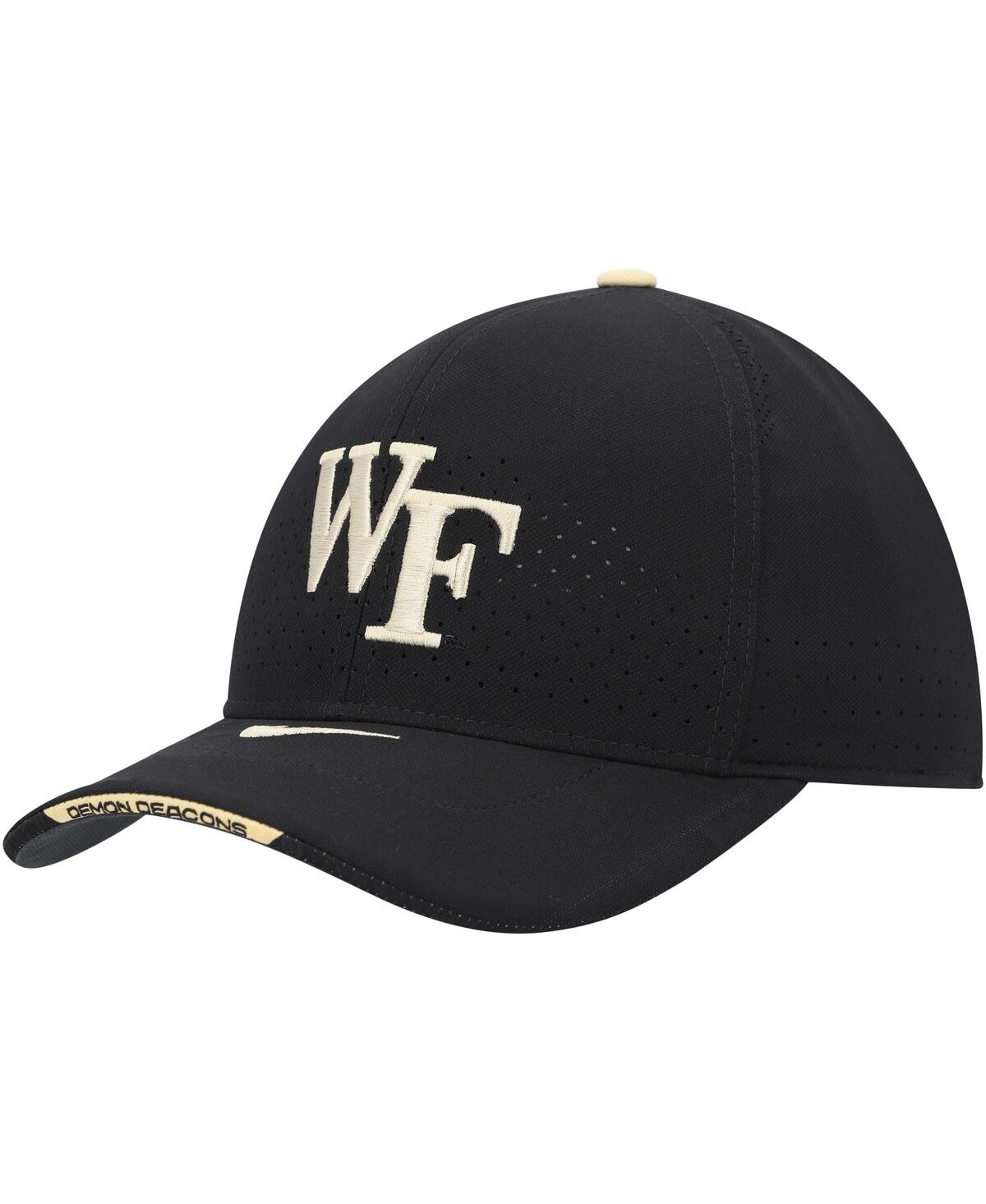 Men's Black Wake Forest Demon Deacons Classic99 Swoosh Performance Flex Hat - Black
