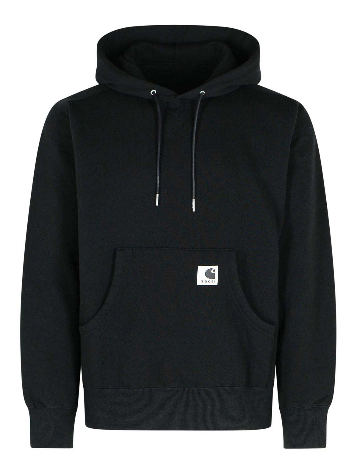 Work In Progress Black Cotton Sweatshirt