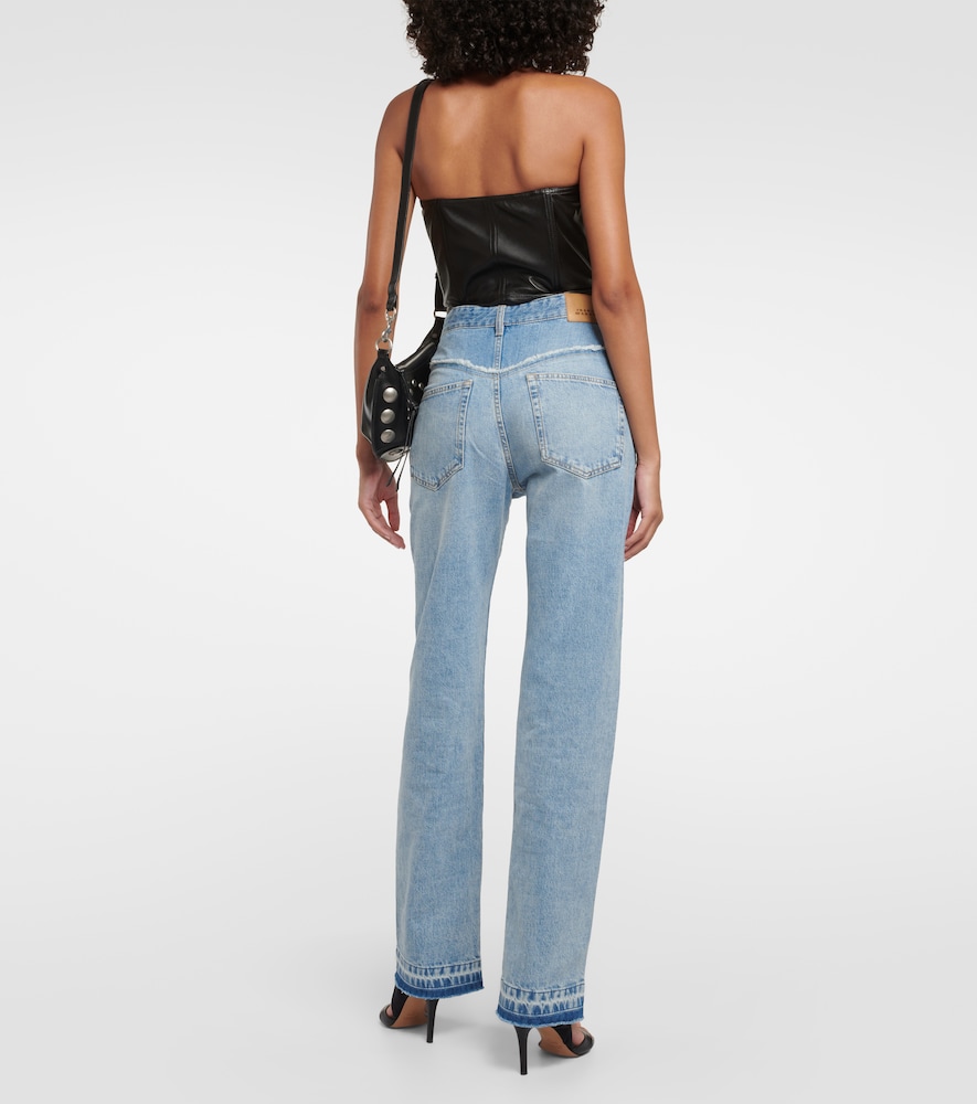 Noemie high-waisted denim jeans