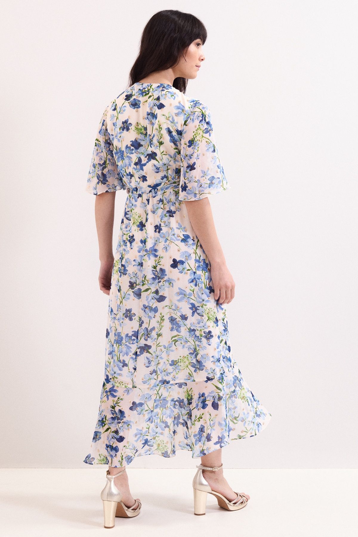 Phase Eight Women's Juliette Floral Midi Dress in Ivory