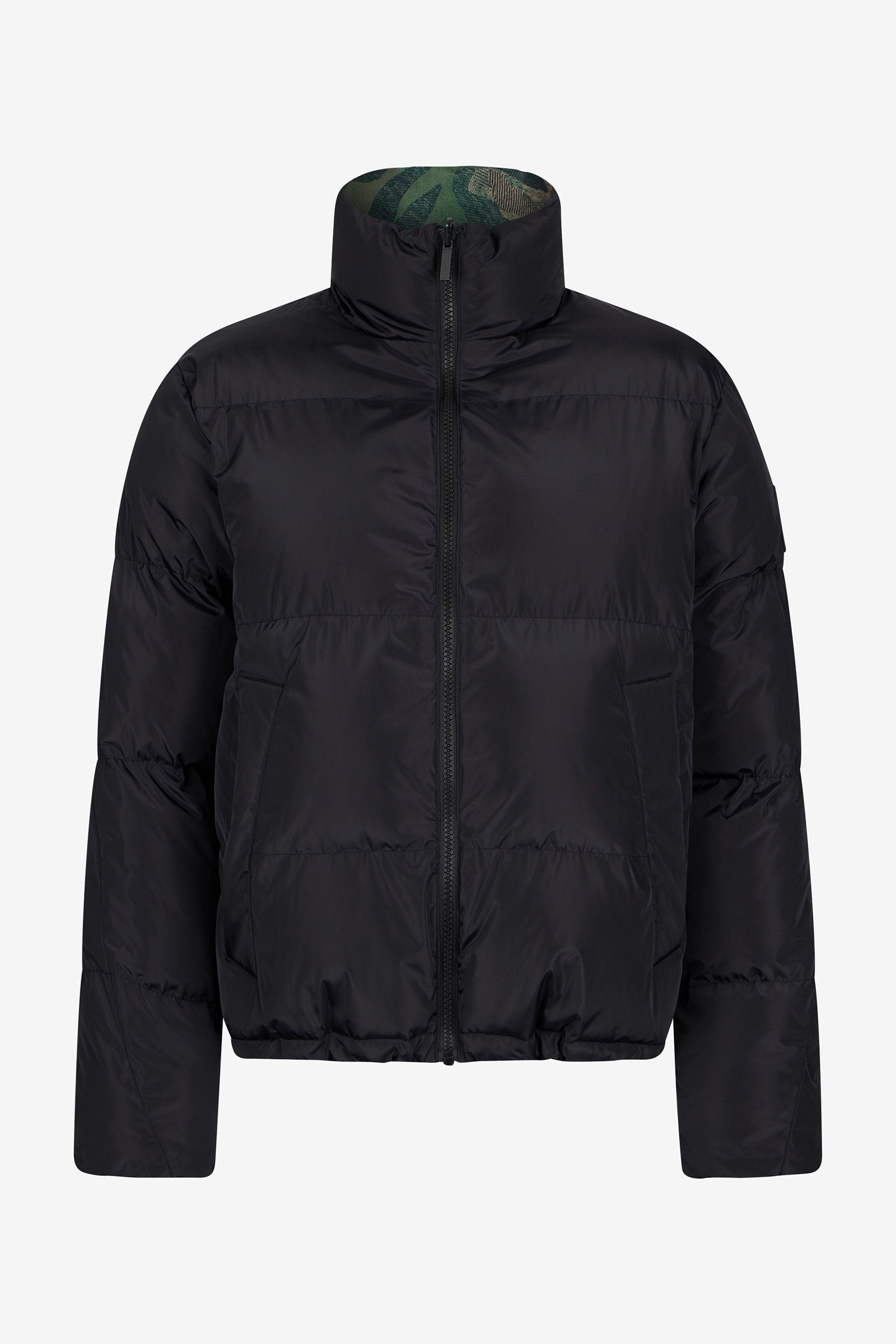 Reversible Tiger Camu Print Puffer Jacket