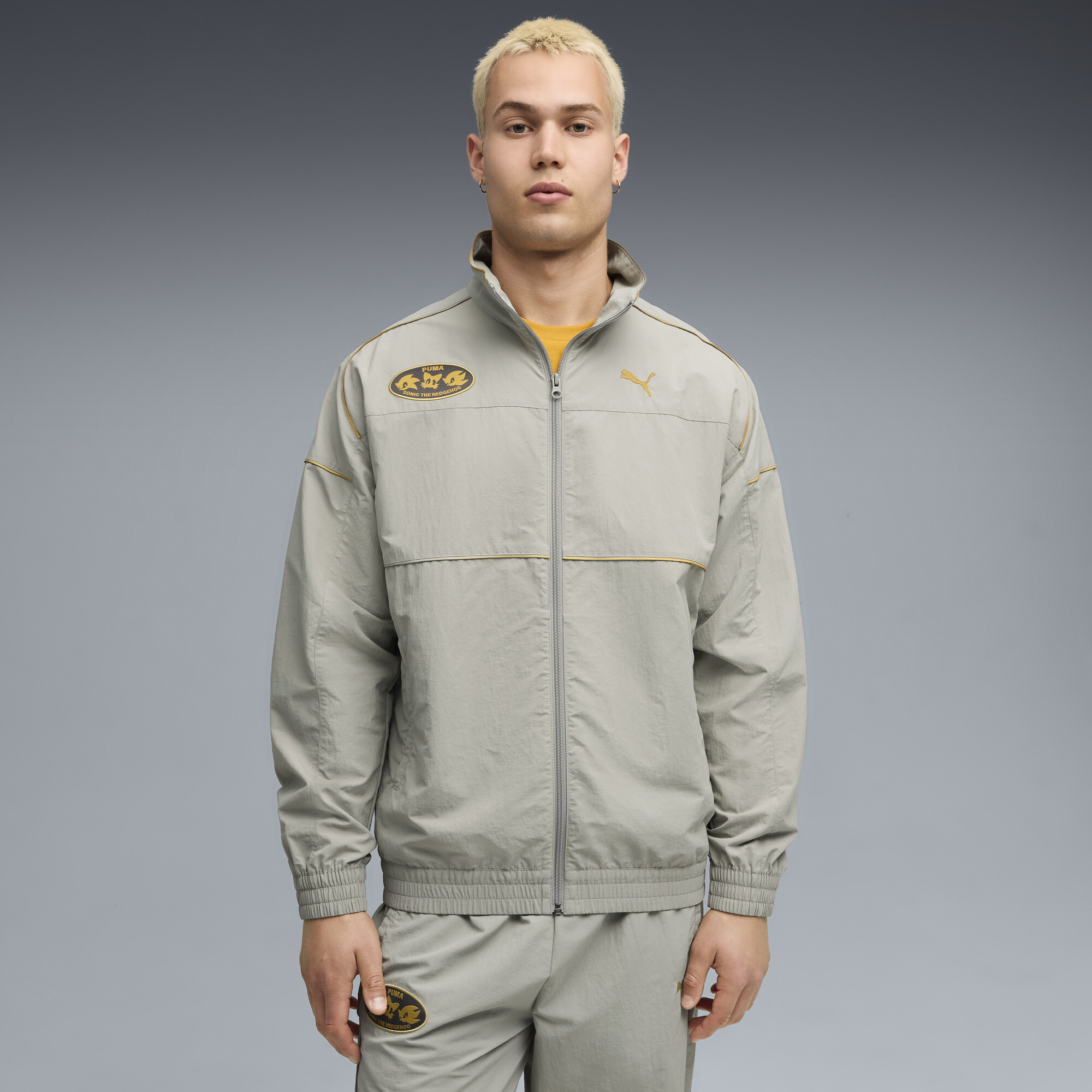 PUMA x SONIC THE HEDGEHOG Men's Track Jacket in Grey