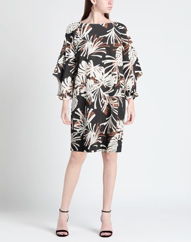 Alpha Studio Woman Midi dress Black Size 2 Cotton