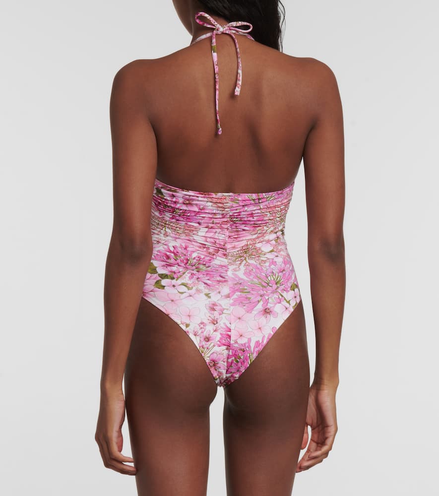 Saint-Rémy cutout floral swimsuit
