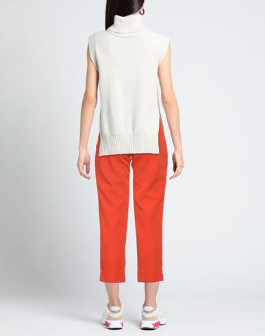 Woman Pants Orange Size 6 Polyester, Elastane