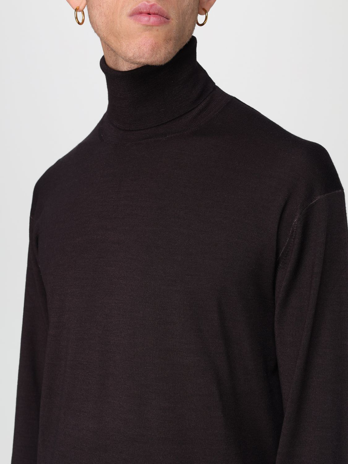 Polo Shirt Men color Brown