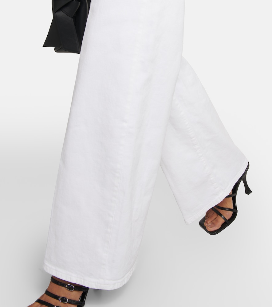 Frame High-rise wide-leg pants