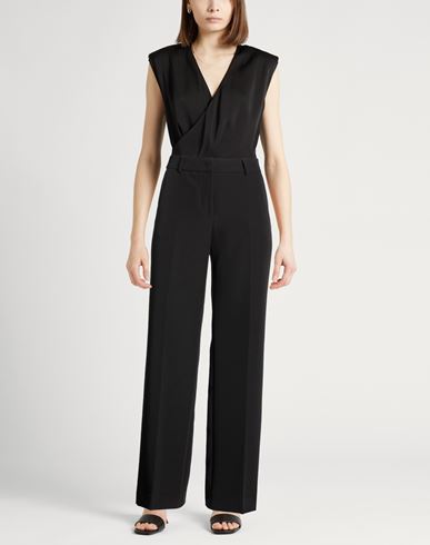 Woman Pants Black Size 8 Polyester, Elastane