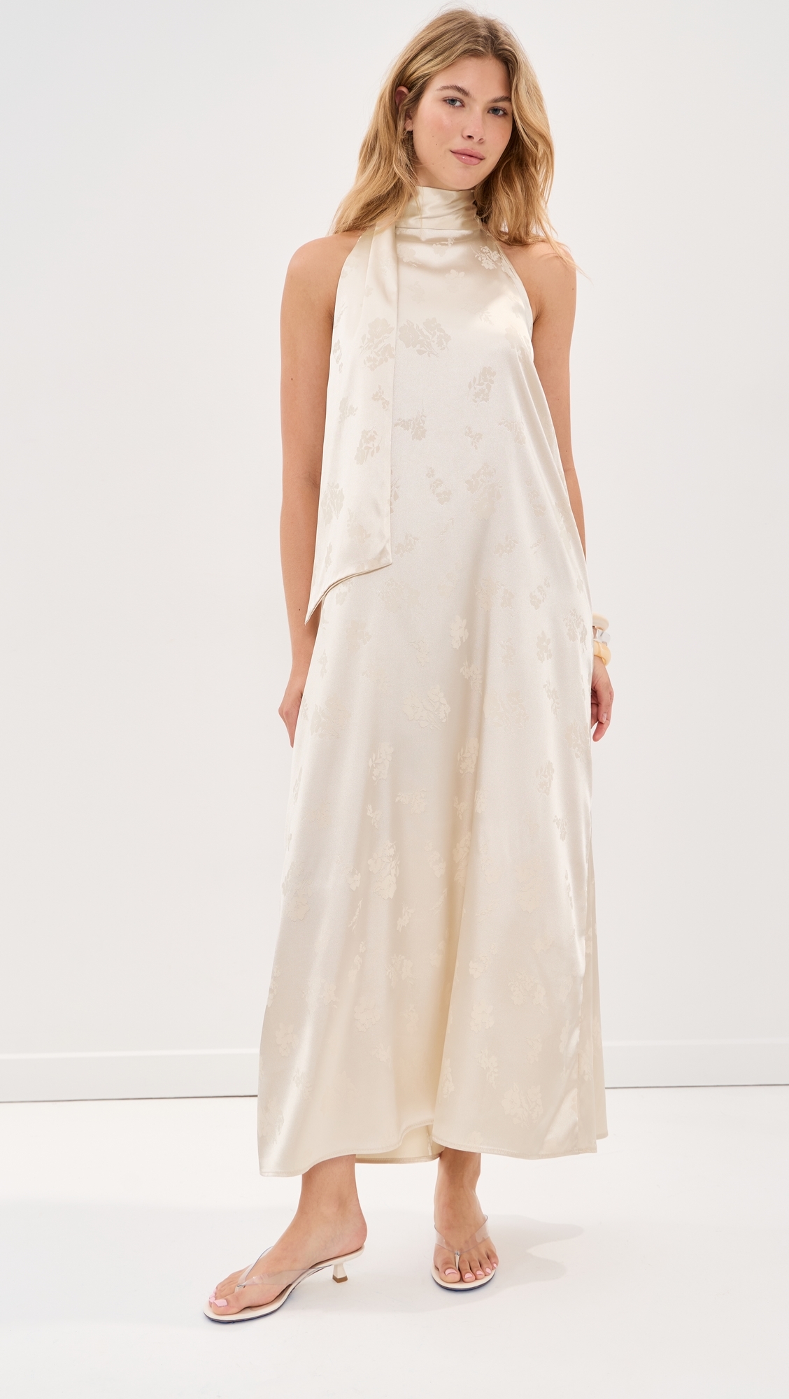 Dune Maxi Dress Cream Floral