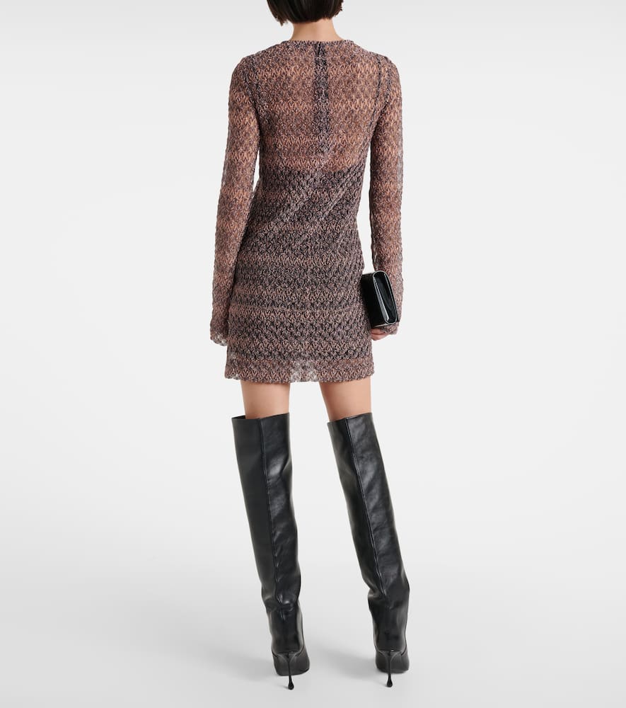 Lamé minidress