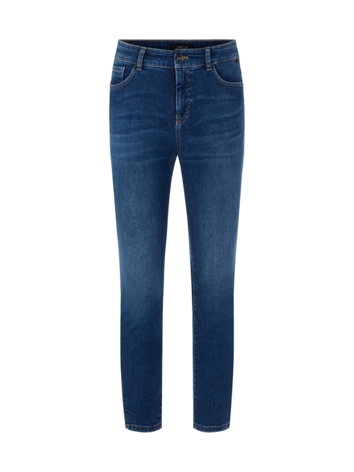Marc Cain SILVI slim fit jeans with low waist, blue, 34 N
