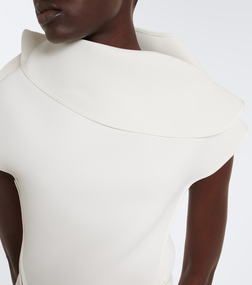 Whirl draped top