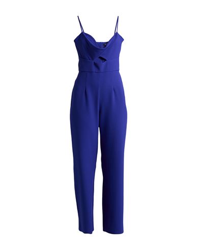 Little Woman Jumpsuit Blue Size 12 Polyester, Elastane