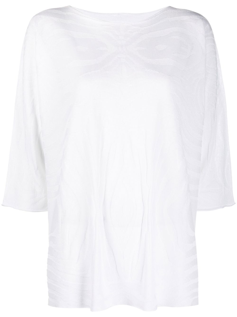 Round neck t-shirt - White