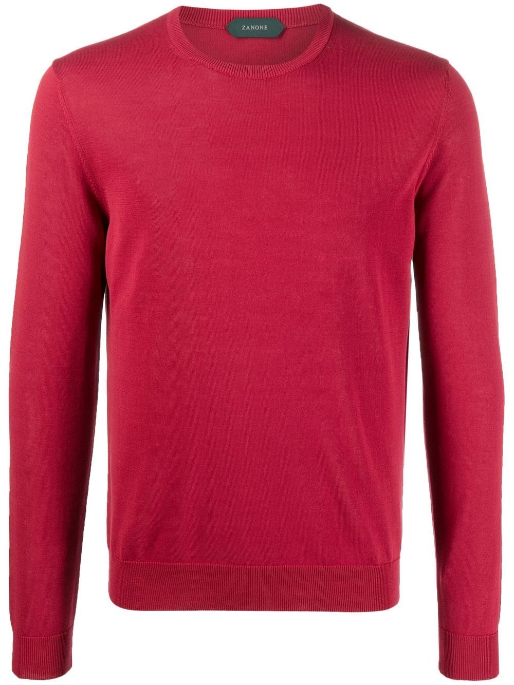 Crew-neck knitted jumper - Neutrals