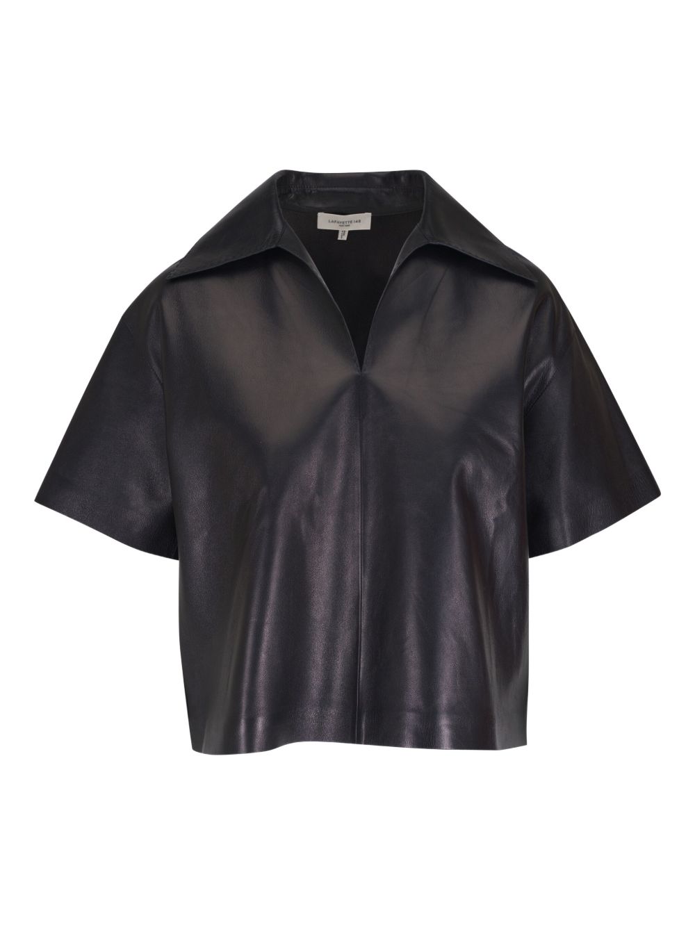 Lafayette 148 leather blouse - Black