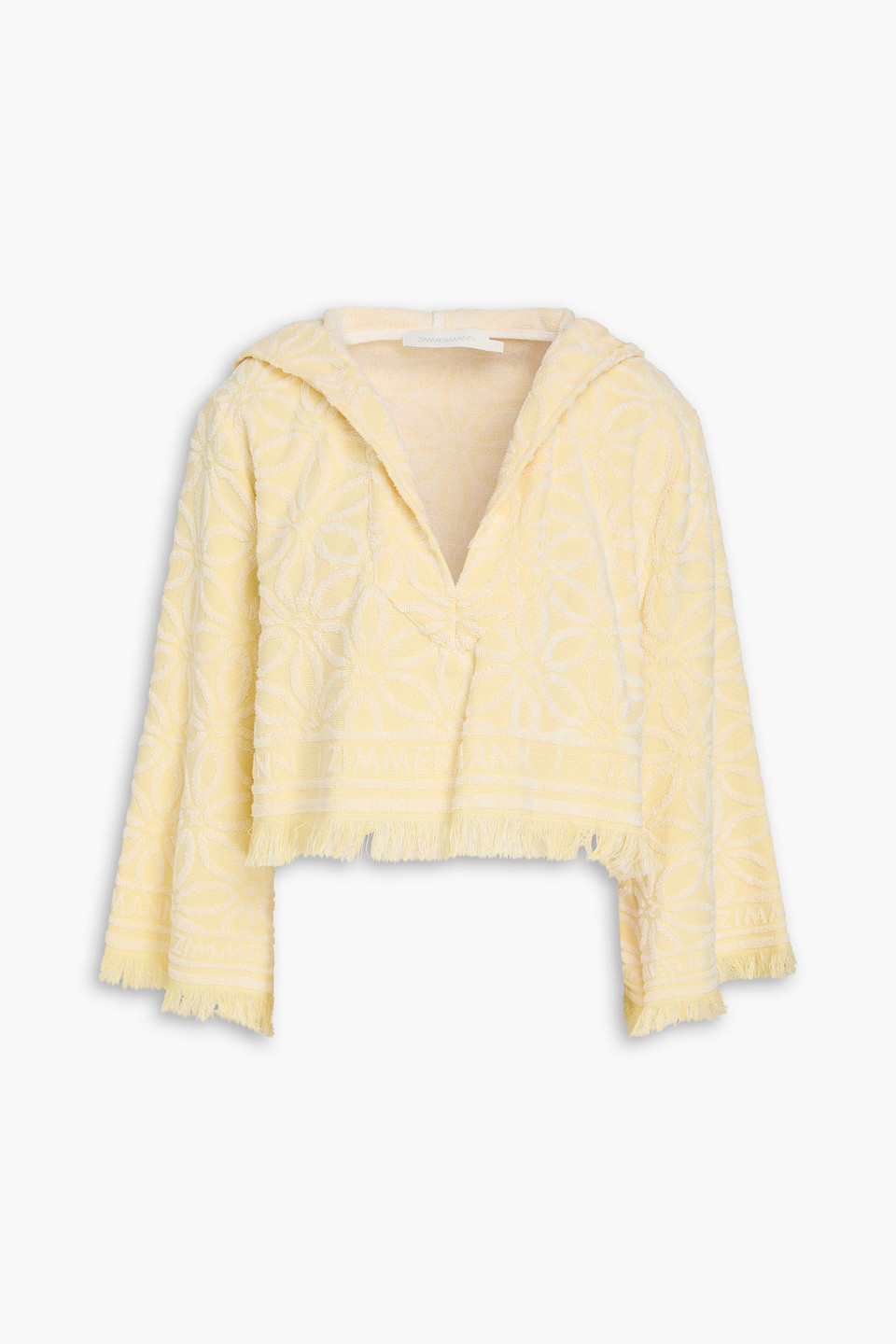 Printed cotton-terry sweatshirt - Yellow - 3