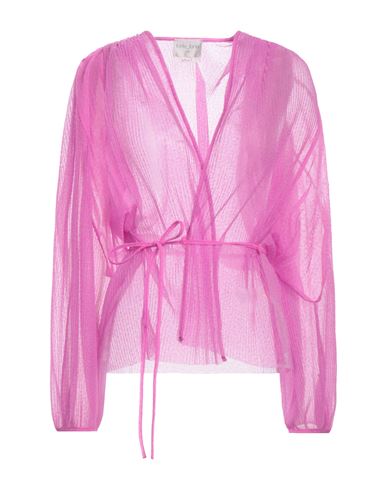 Forte_forte Woman Shirt Magenta Size 2 Polyester, Metallic Polyester