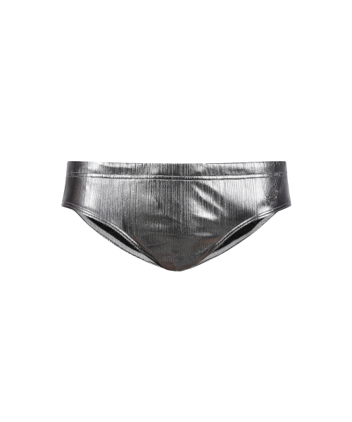 Metallic swim brief