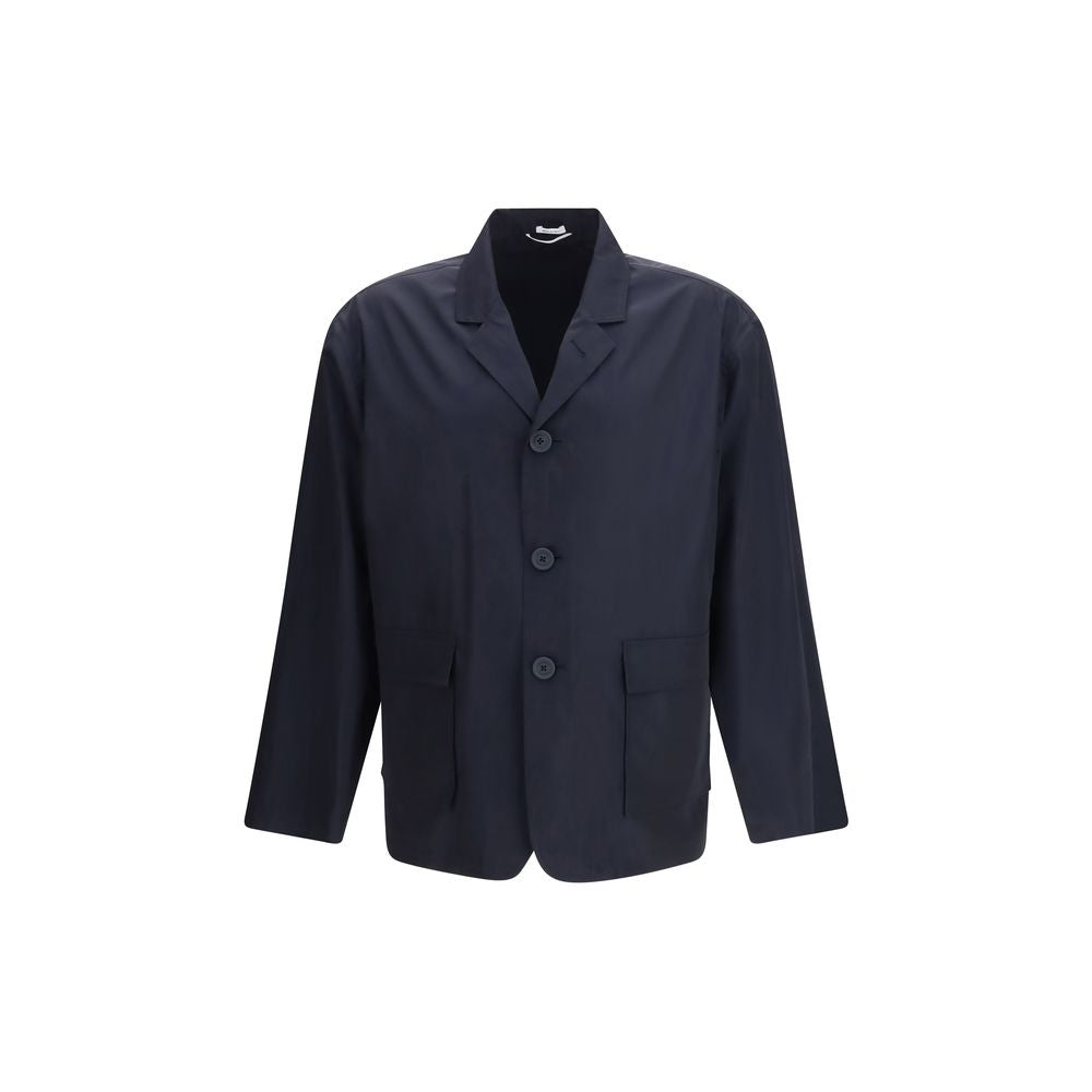 Packable Polyester Jacket — Navy