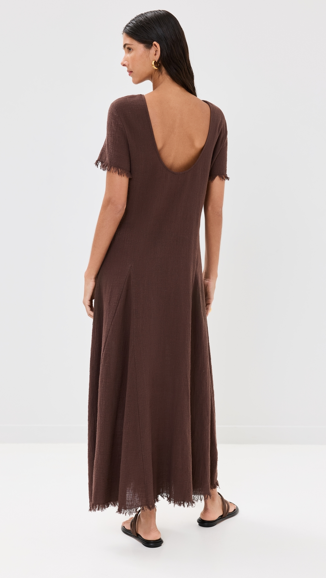 Le Havre Dress Dark Chocolate S