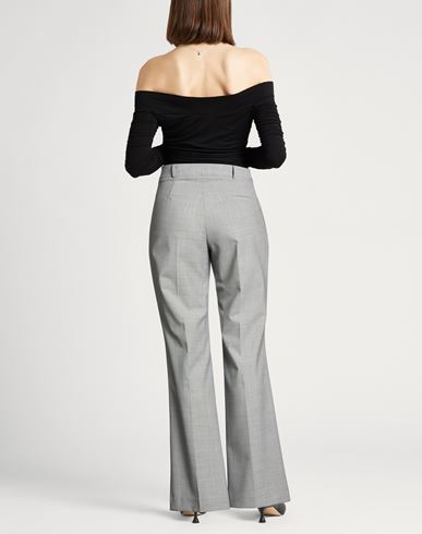 Woman Pants Grey Size 6 Polyester, Virgin Wool, Elastane