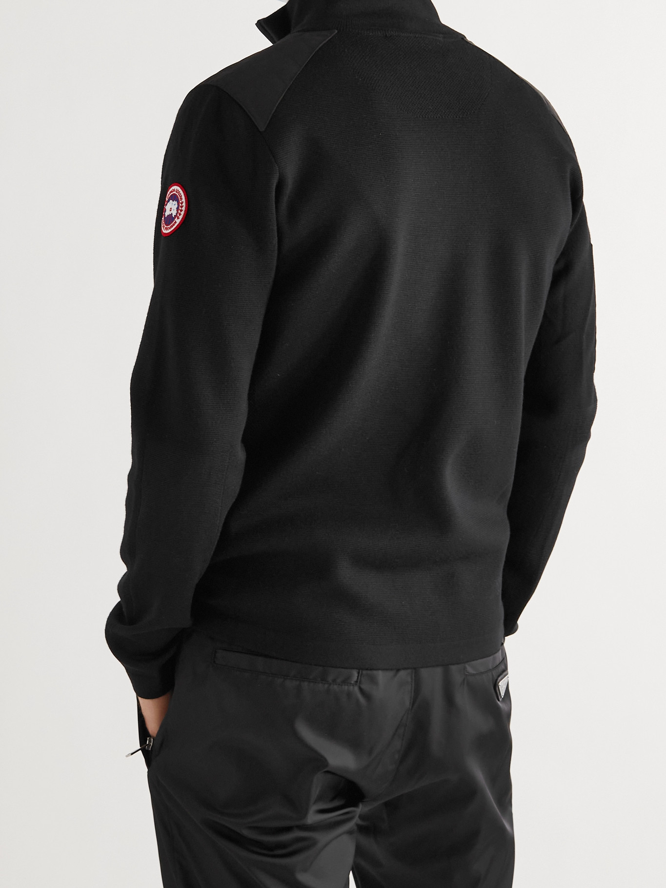 Stormont Slim-Fit CORDURA-Trimmed Merino Wool Half-Zip Sweater