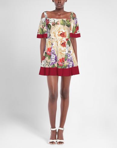 Woman Short dress Beige