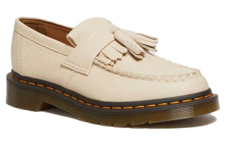 (WMNS) Dr.Martens Adrian Virginia Leather Tassel Loafers 'Parchment Beige'