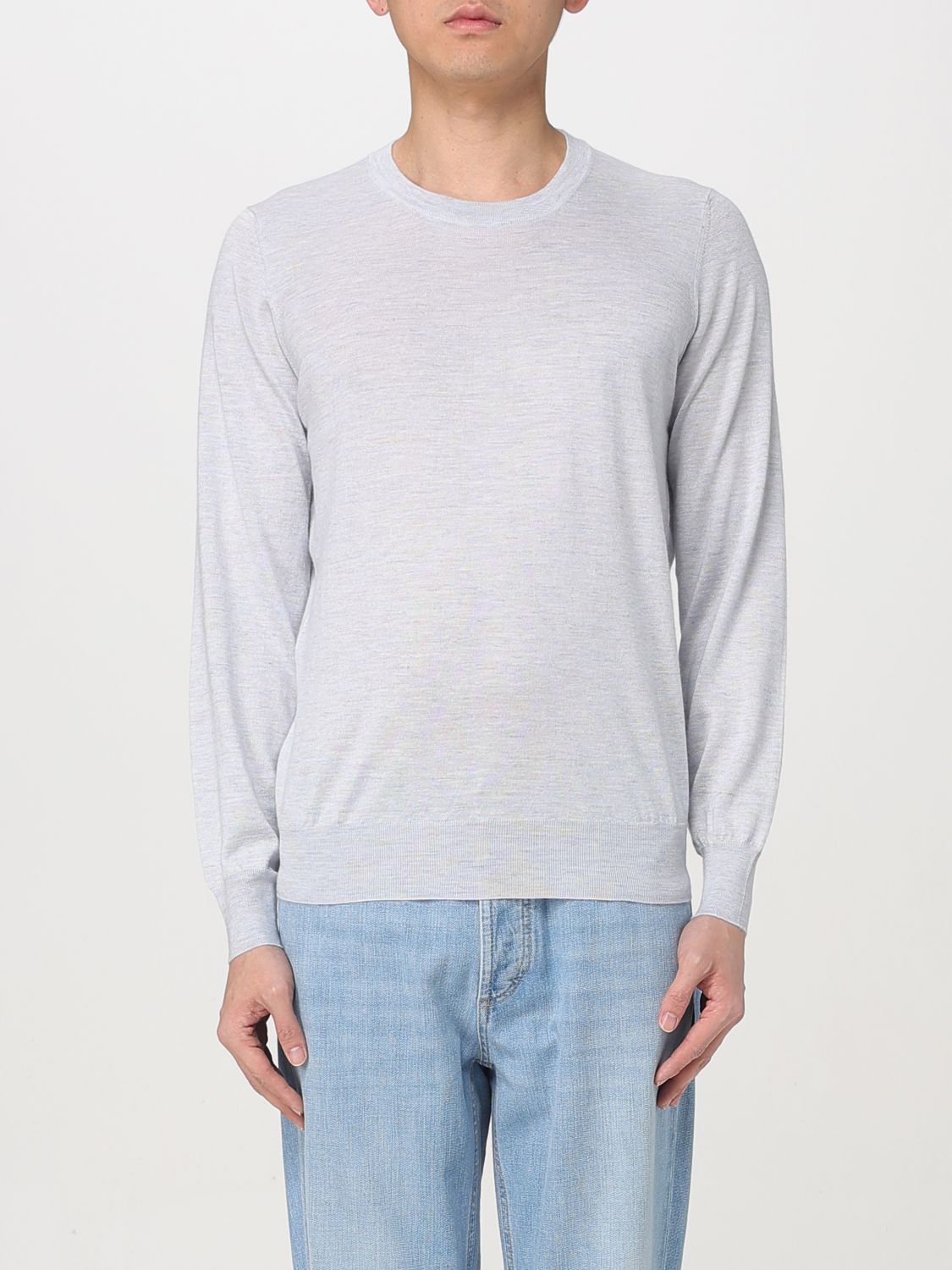 Sweater Men color Gnawed Blue