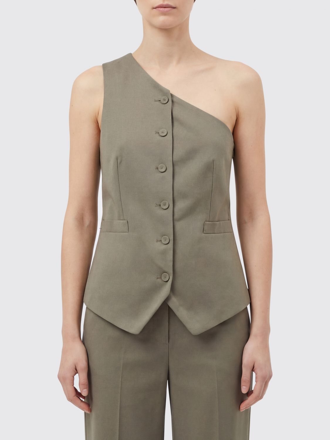 Waistcoat Woman color Black