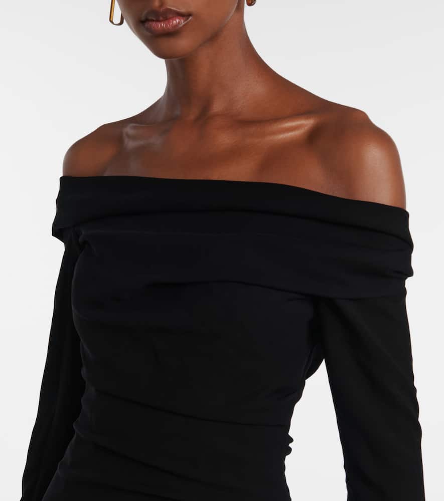 Draped gown