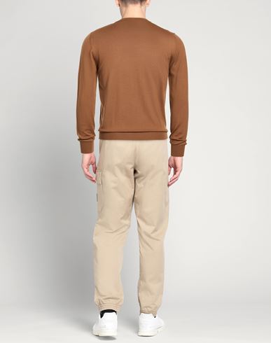 Man Sweater Brown Size 46 Merino Wool
