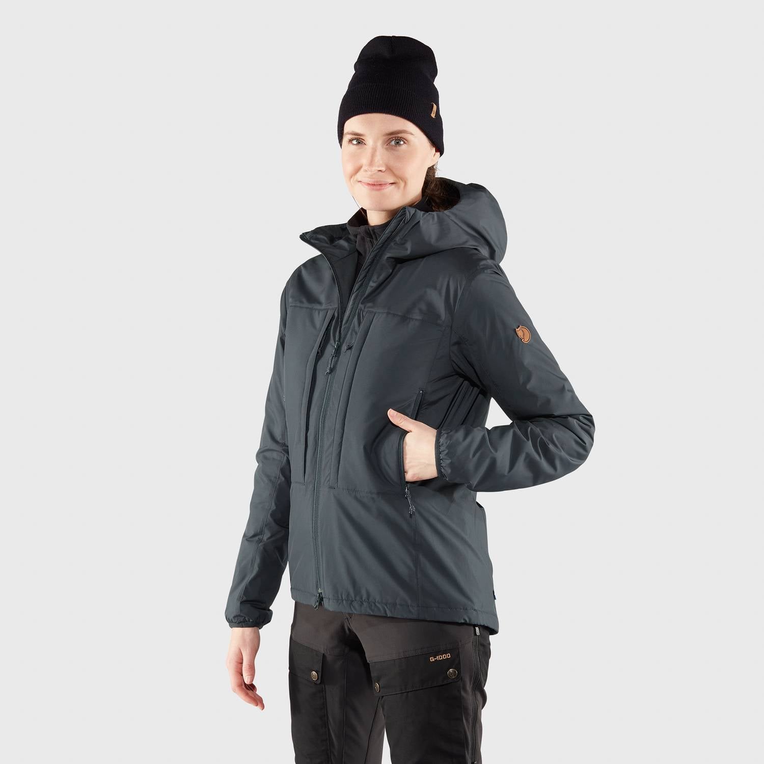 Keb Wool Padded Jacket In Dark Navy