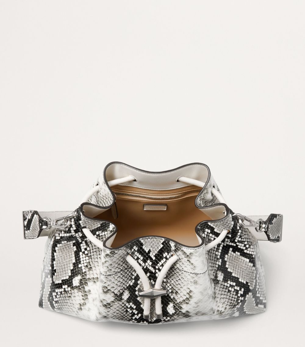 Leather Bon Bon Bucket Bag