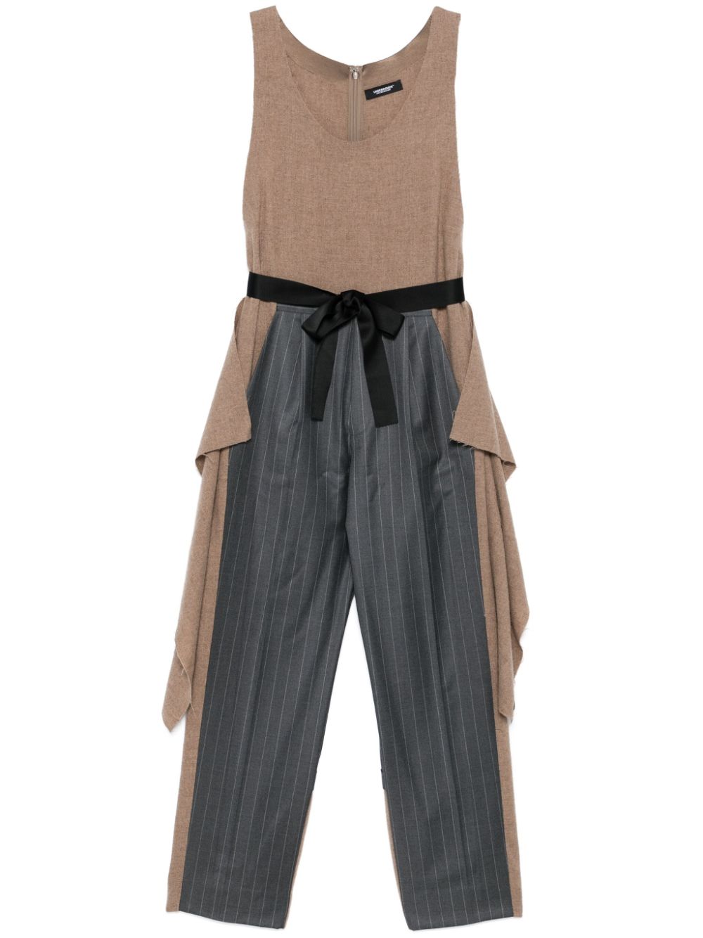 Panelled jumpsuit - Grey