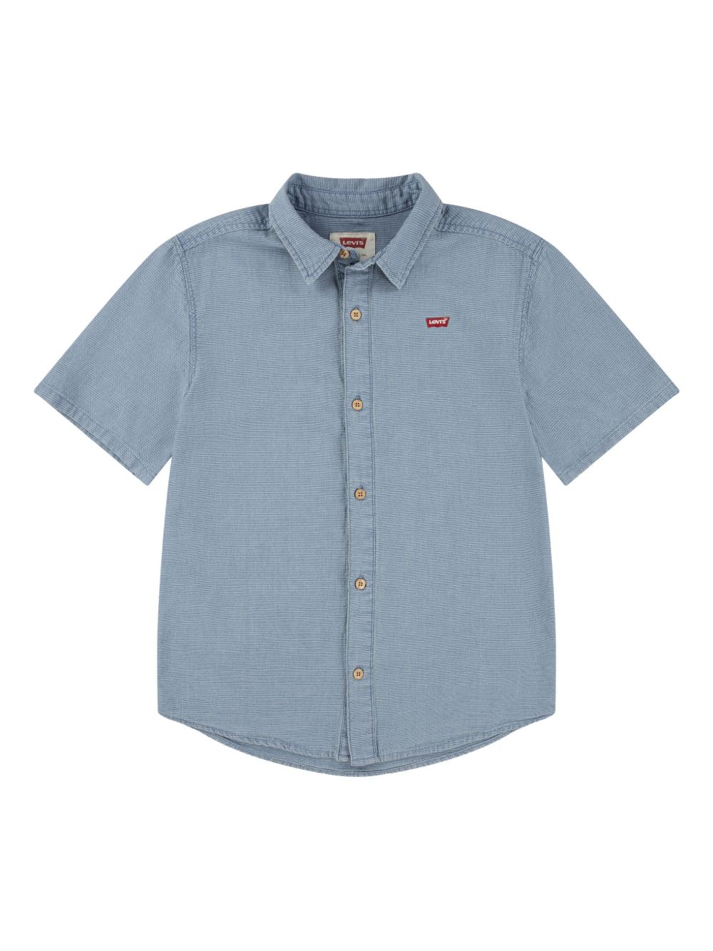 Levi's Kids logo-appliqué shirt - Blue