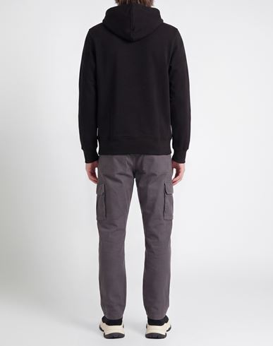 Man Sweatshirt Black Size M Cotton