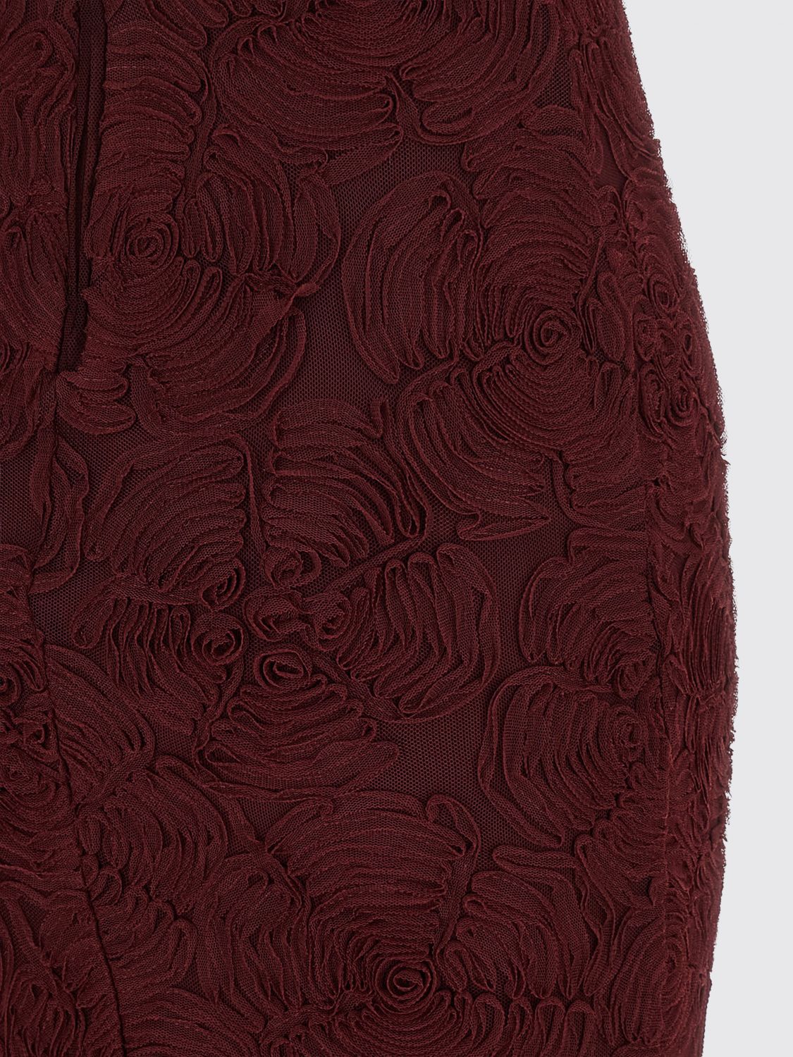 Flower Mesh Flounce Dress
