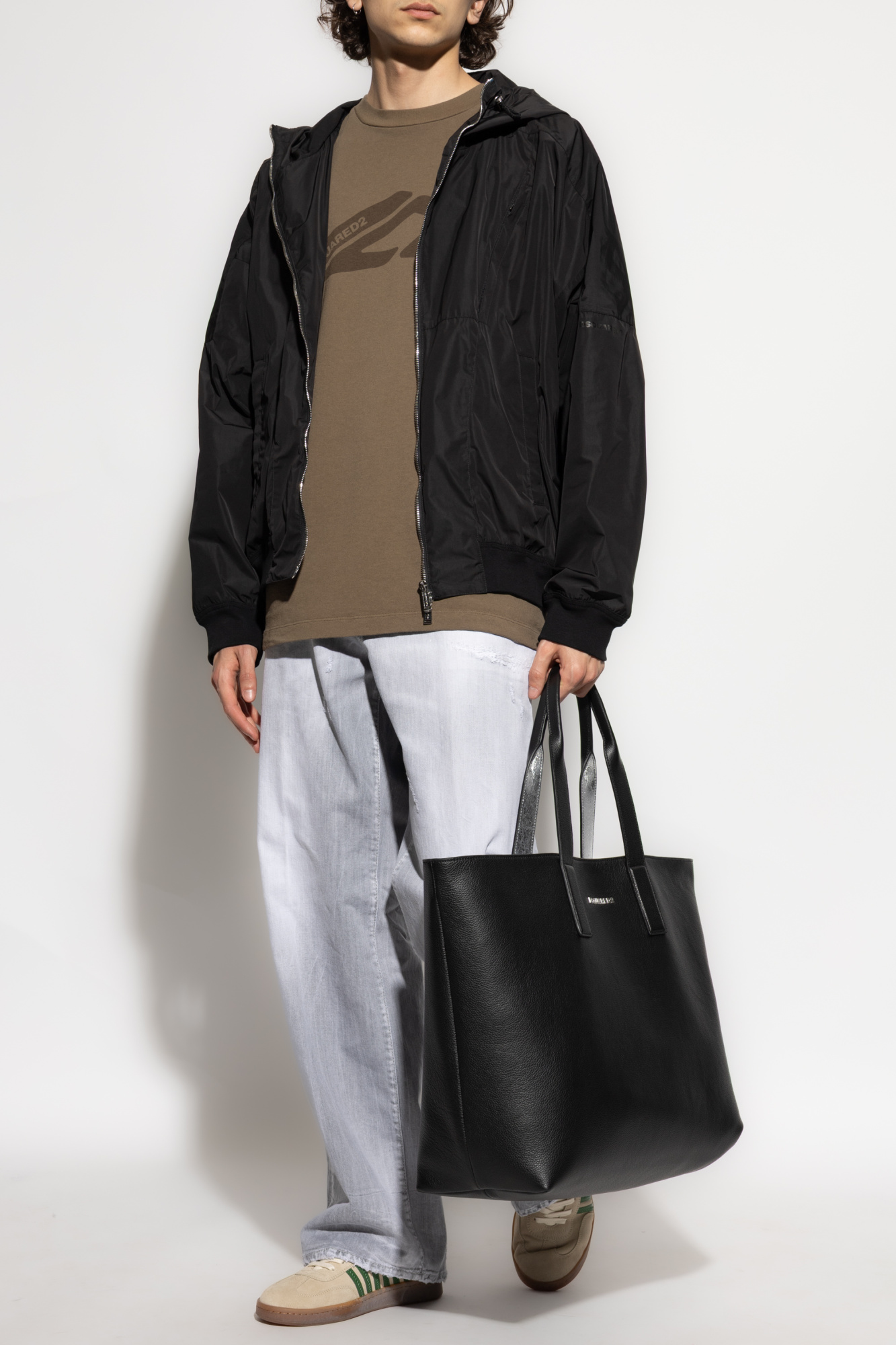 Hooded Jacket, Men's, Black