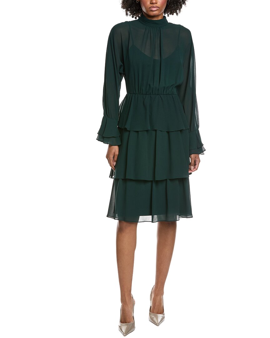 Solid Midi Dress