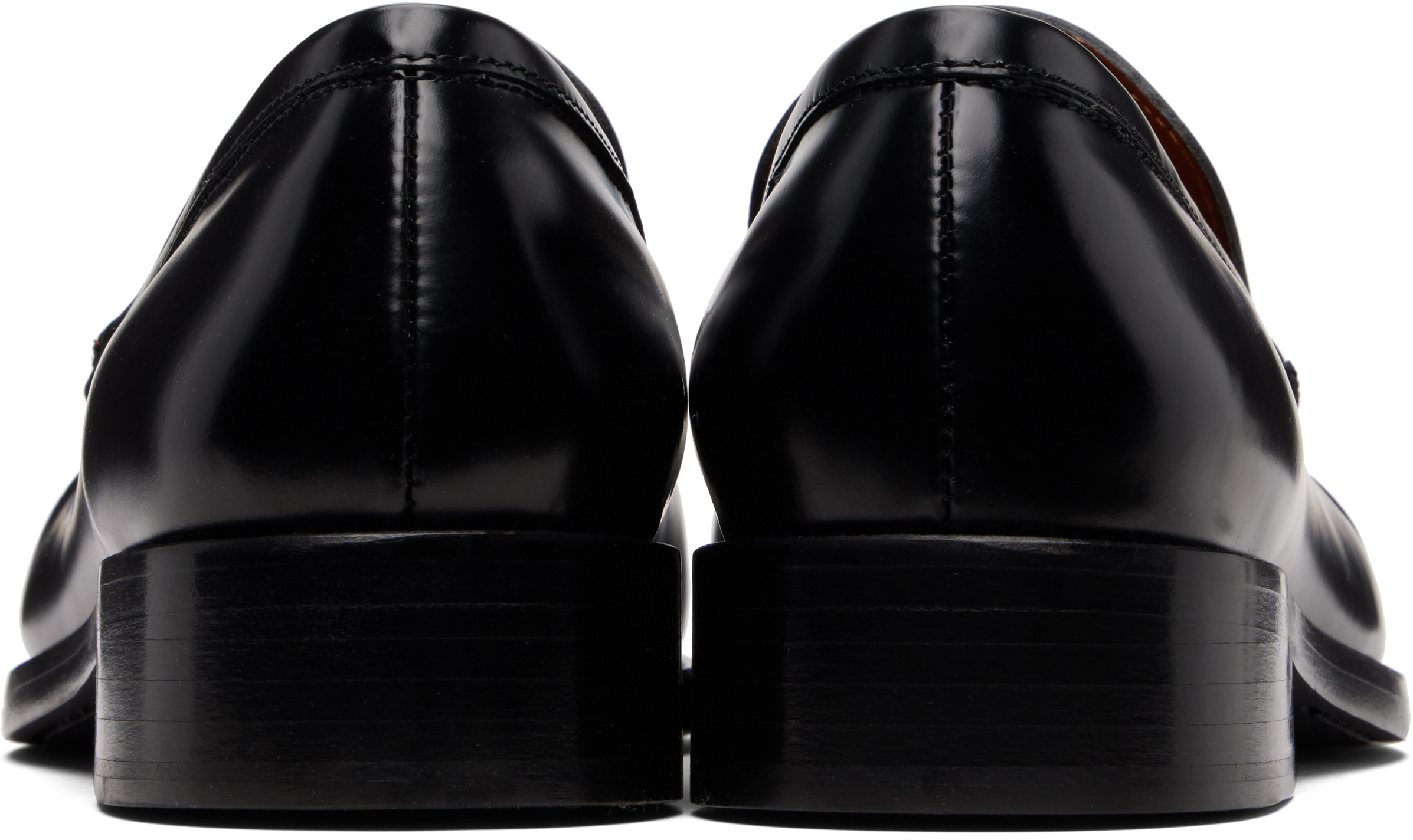 Black Leather Loafers
