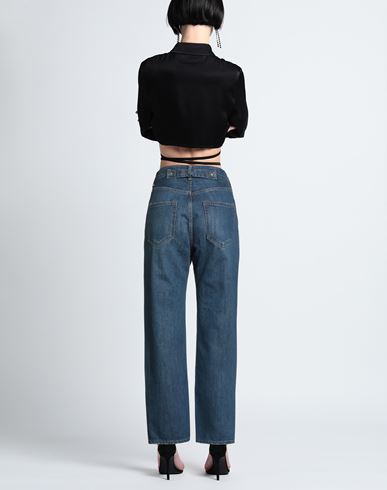 Tu Es Mon Trésor Woman Jeans Blue Size 25 Cotton