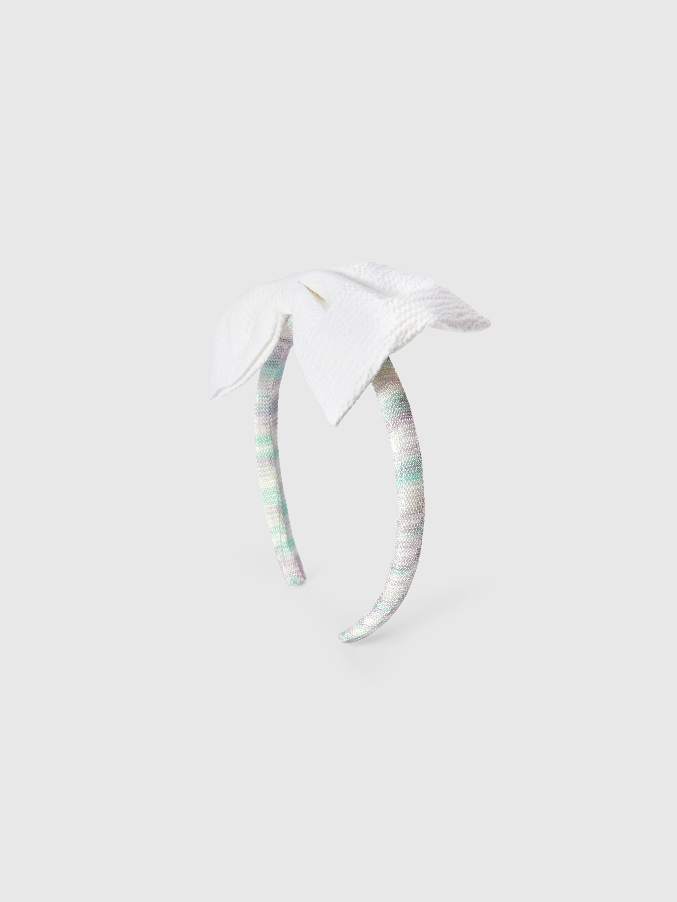 Missoni - Pure cotton headband with bow, Girl, Multicoloured, : UNIC