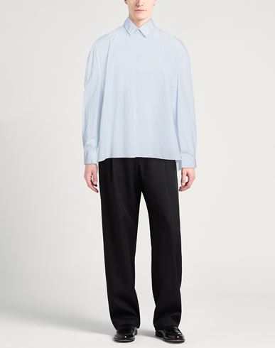 Man Shirt Azure Size 15 ½ Cotton, Viscose