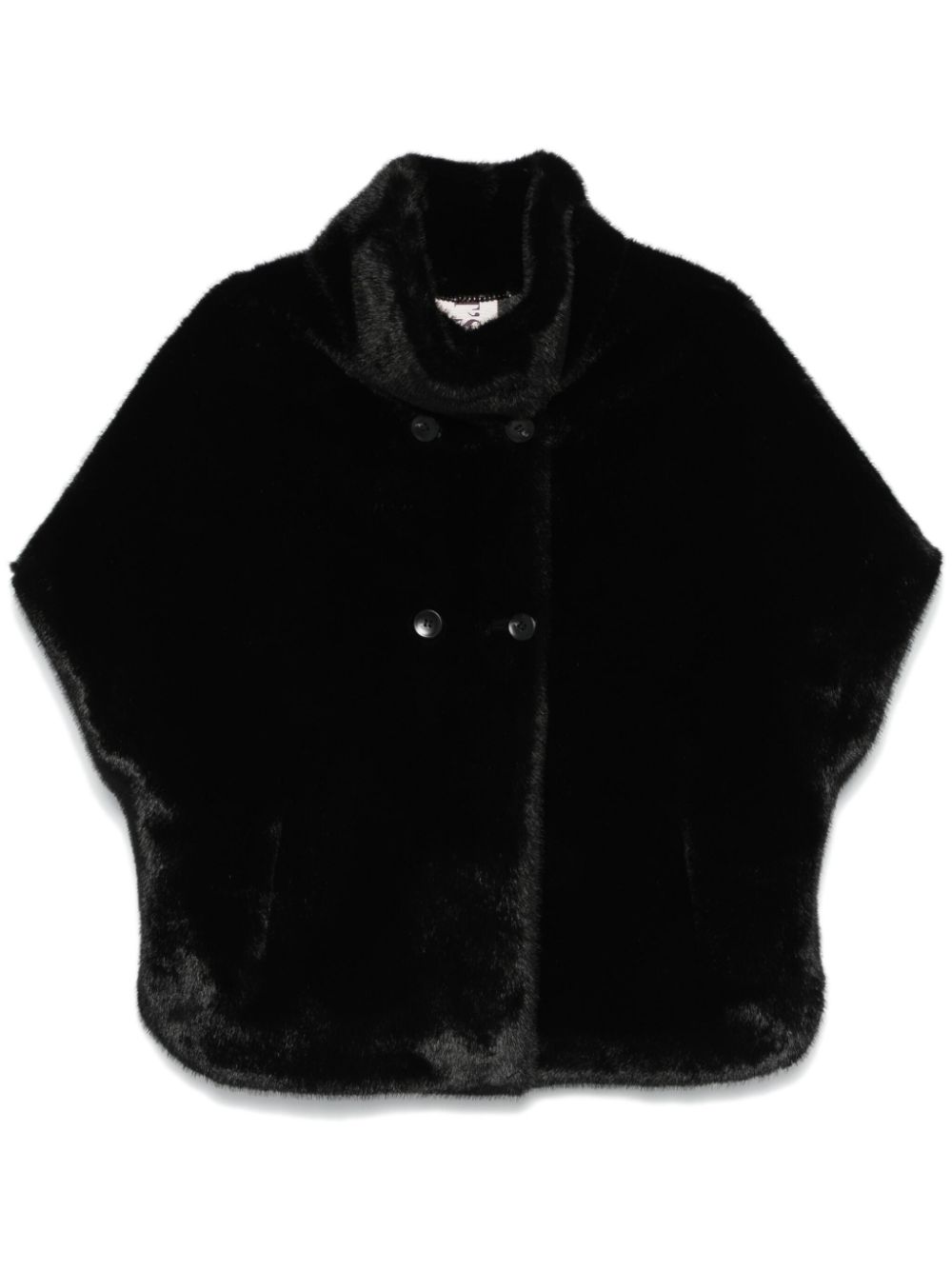 Faux-fur jacket - Black