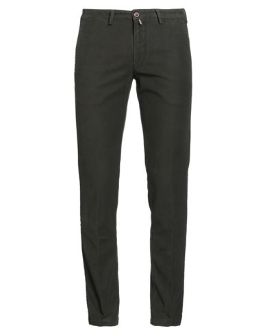 Man Pants Military green Size 32 Cotton, Elastane